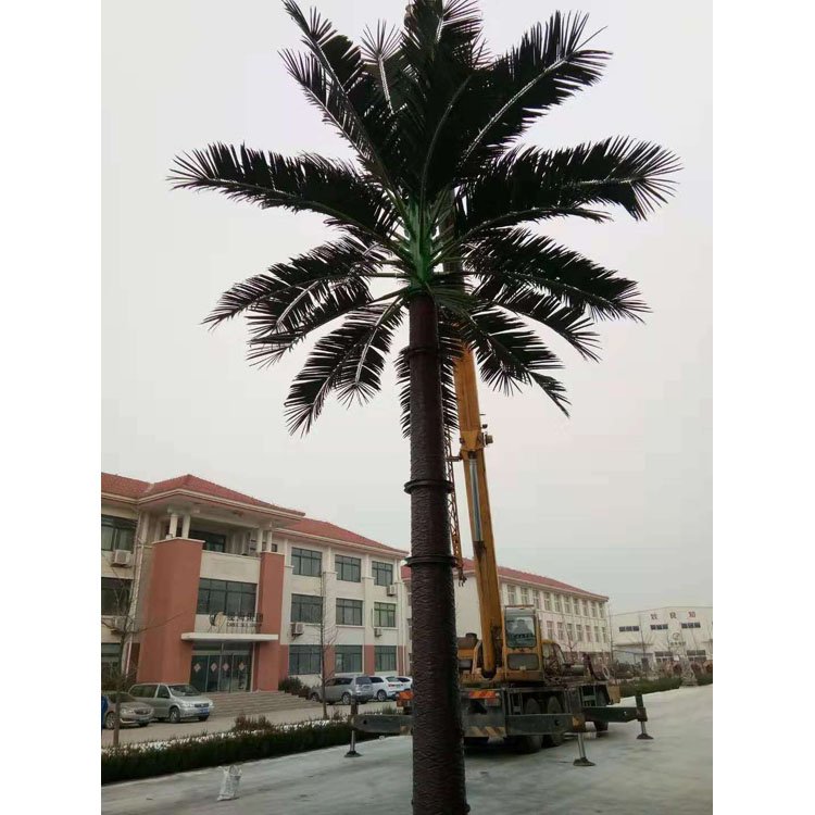 10-50m Camouflaged Palm Tree Cell Phone Tower